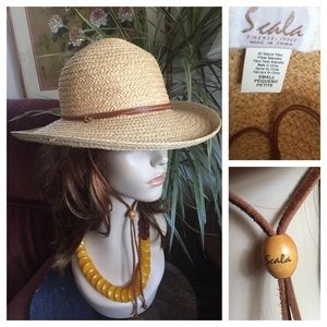 SCALA Natural Straw Hat